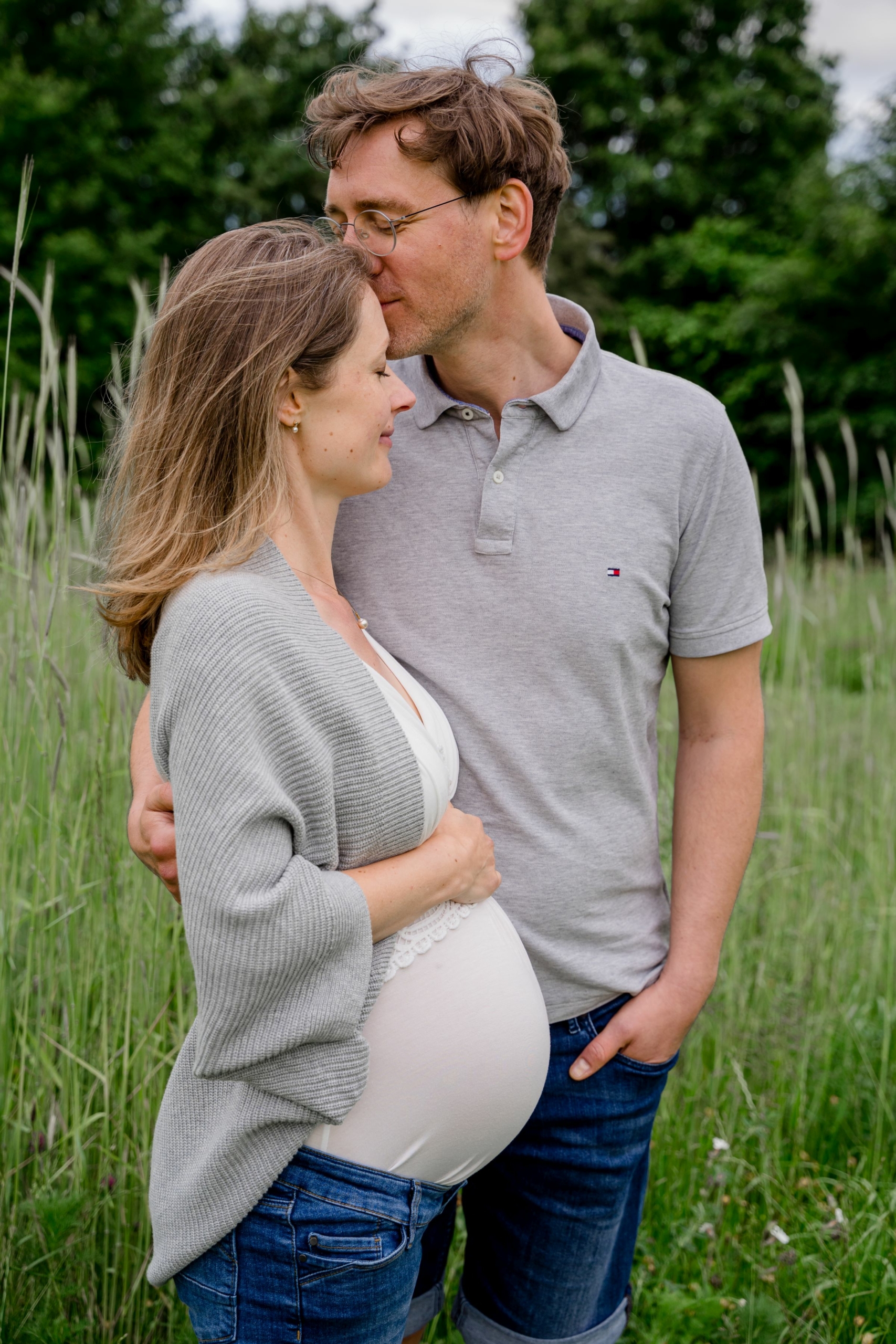 Babybauch Fotografie Babybauchshooting Botanischer Garten Ulm Neu-Ulm